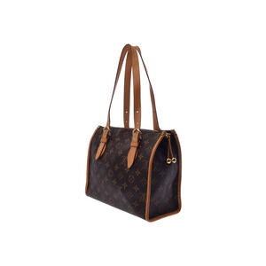 Louis Vuitton Popincourt Shoulder Monogram Canvas Bag Brown